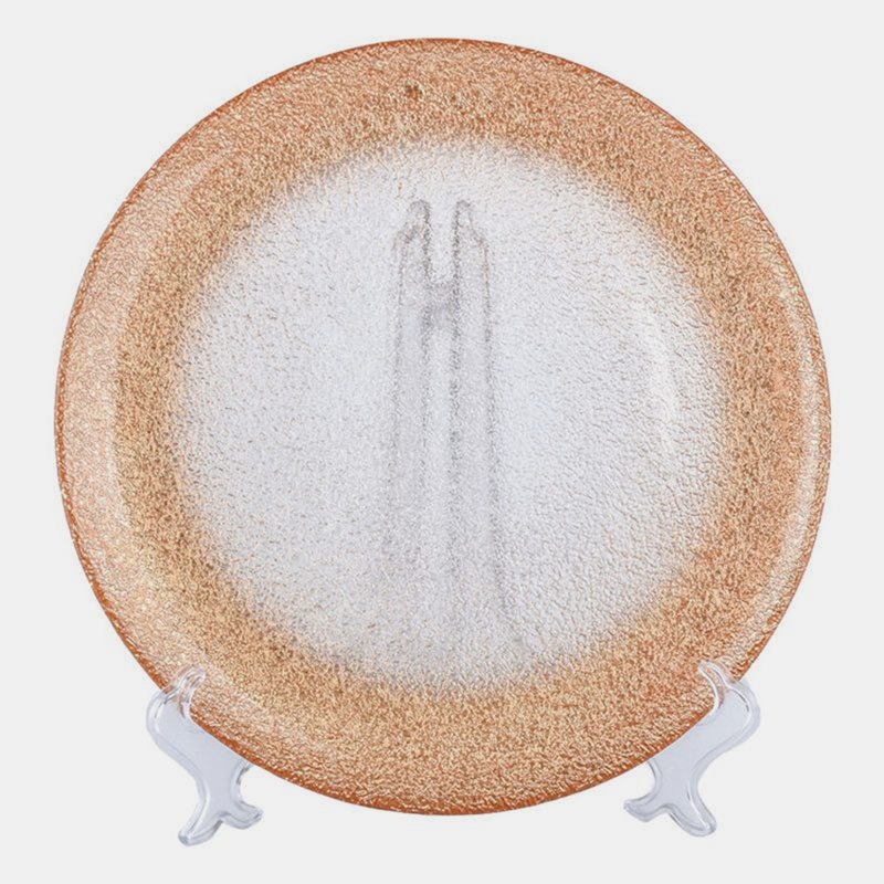 charger plate 1 Wholesale Glass Charger Plate PZ-076 wholesale photo